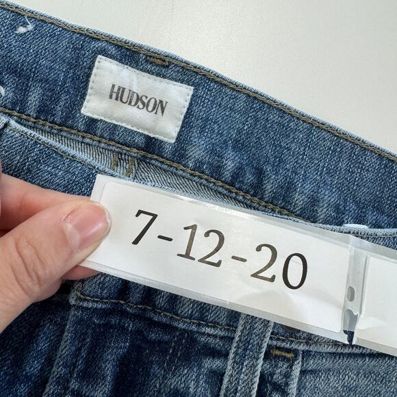 Hudson Jean Mens 30 x 32 Blue Denim Blake Slim Straight Leg Storrow‎ Drive - Picture 4 of 11